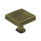 Deltana Solid Brass Square Knob For Heavy Duty Bolt