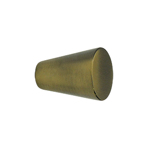 Deltana Cone Cabinet Knob Antique Brass 1" Diameter