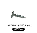 Fast Cap Screws 5/8" Long 3/8" Diameter Head, 2000 Pack