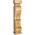 Hardware Resources Scandinavian Romanesque Fireplace Corbel Rubberwood 36" Length