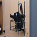Grooming Rack 16-1/2" Height, 9-3/16" W, 5-1/4" D, Frosted Nickel