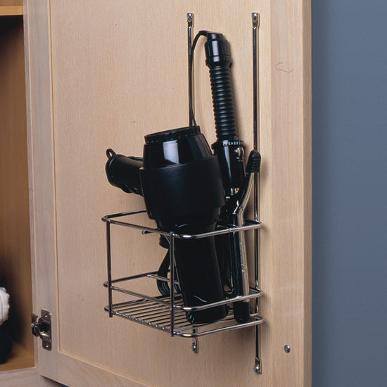 Grooming Rack 16-1/2" Height, 9-3/16" W, 5-1/4" D, Frosted Nickel