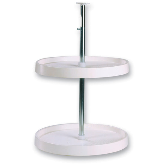 KV Full Round Polymer Lazy Susan White