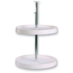 KV Full Round Polymer Lazy Susan White