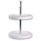 KV Full Round Polymer Lazy Susan White