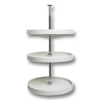 KV Full Round Polymer Lazy Susan White