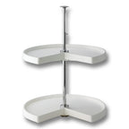 KV Lazy Susan Kidney Polymer 2 Shelves