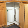 Recycling Center Rotary 28"  3 Bins 32 Quarts Each
