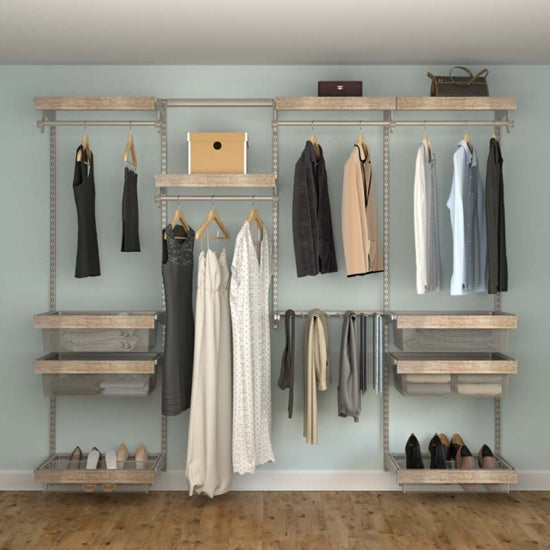 Closet Culture Closet Hardware Kit Champagne Nickel