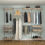 Closet Culture Closet Hardware Kit Champagne Nickel