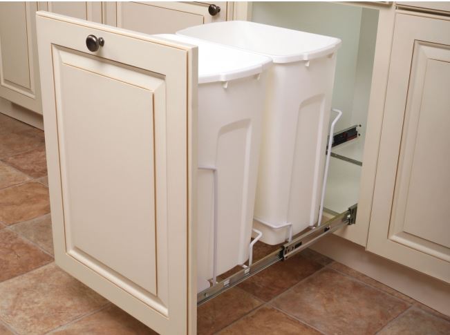 KV Soft-Close Bottom-Mount Waste Pull-out