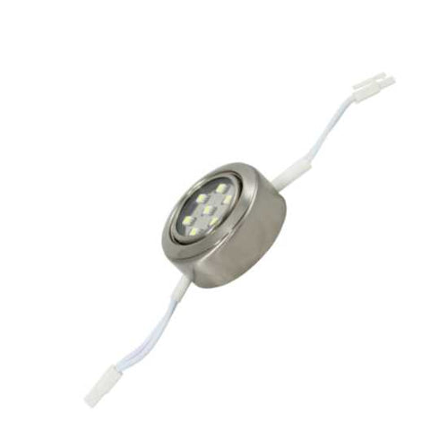 Advanced Affiliates Led Puck Light Satin Nickel Metal