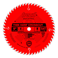 Freud Thin Kerf Fine Finish Crosscut Blade 9" Diameter Red