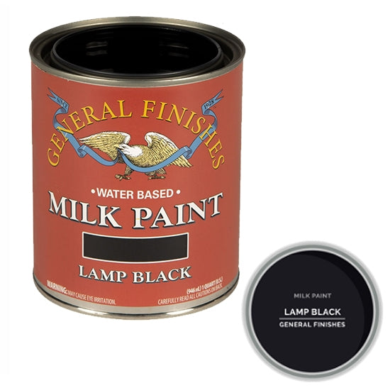 General Finishes Milk Paints, Lamp Black, Gallon