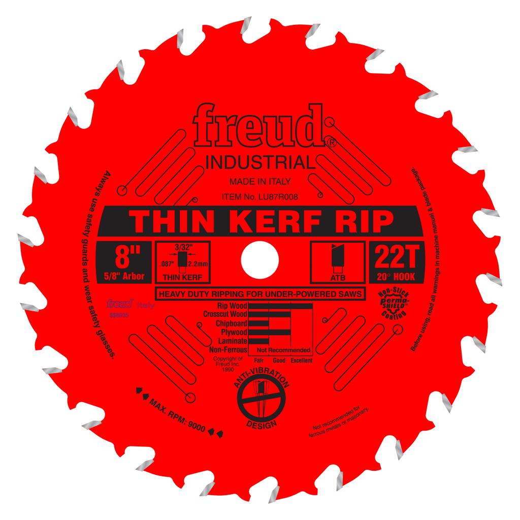 Freud Thin Kerf Ripping Blade