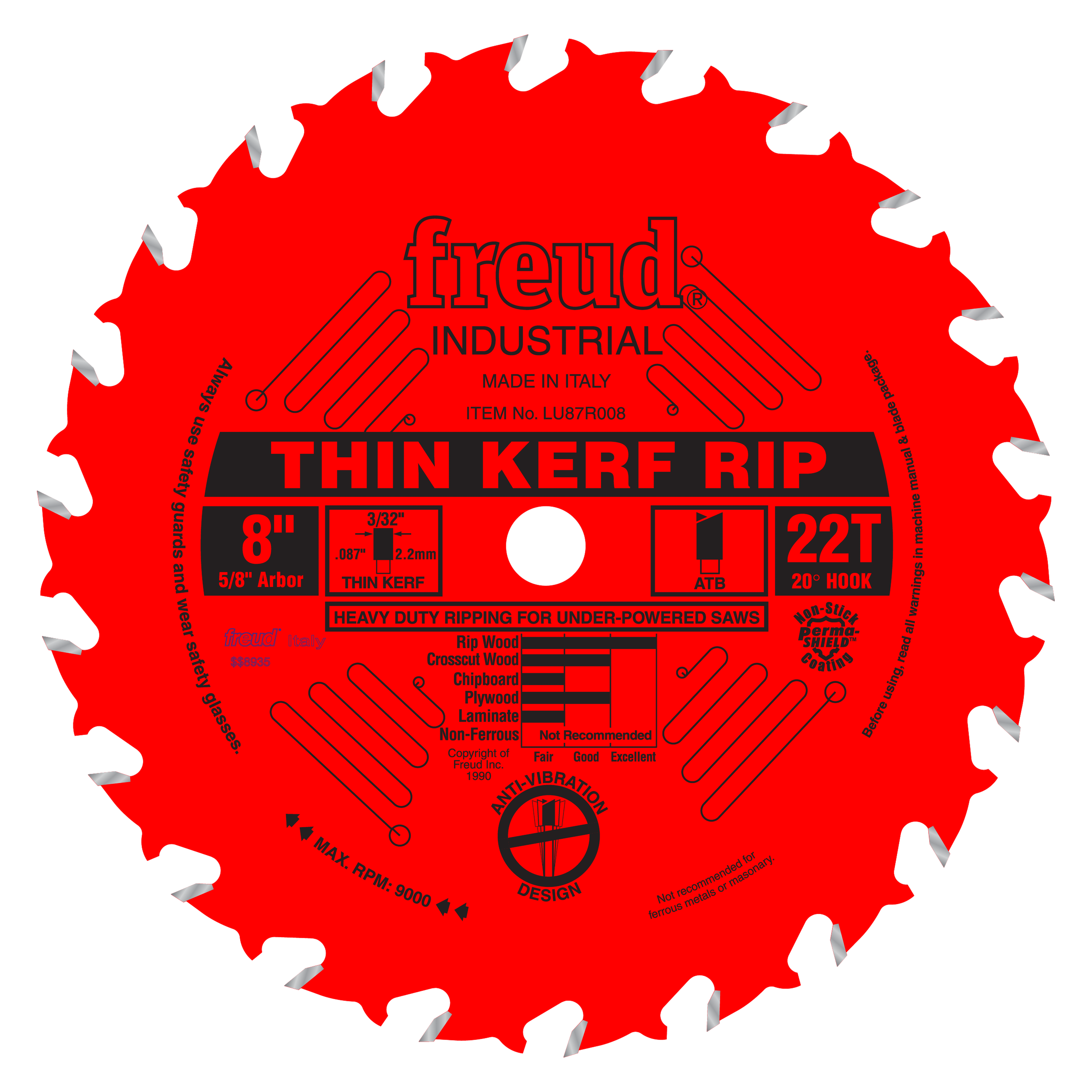 Freud Thin Kerf Ripping Blade