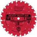 Freud Heavy Duty Rip Blade 10" Diameter Red