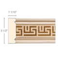 Traditional Bun Foot, 3 3/4"dia x 4 1/2"h Maple