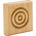 Hardware Resources Beveled Edge Rosette Maple 4" Length