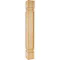 Hardware Resources Square Mission Post Hard Maple 42" Length 5" Width