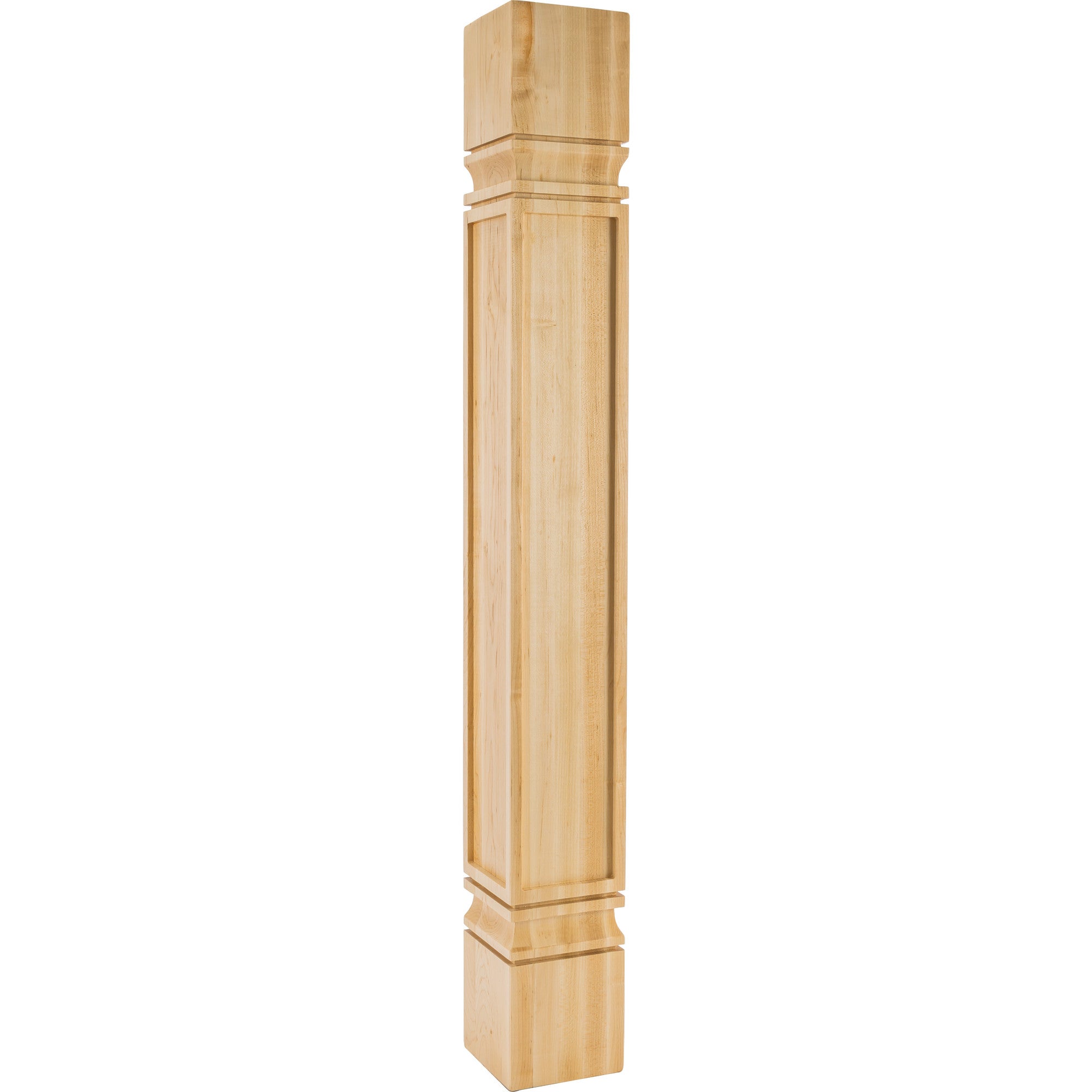Hardware Resources Square Mission Post White Birch 42" Length 5" Width