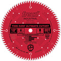Freud Thin Kerf Ultimate High Production Cut-Off Saw Blade 10" Diameter Red