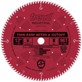 Freud Thin Kerf Ultimate High Production Cut-Off Saw Blade 12" Diameter Red