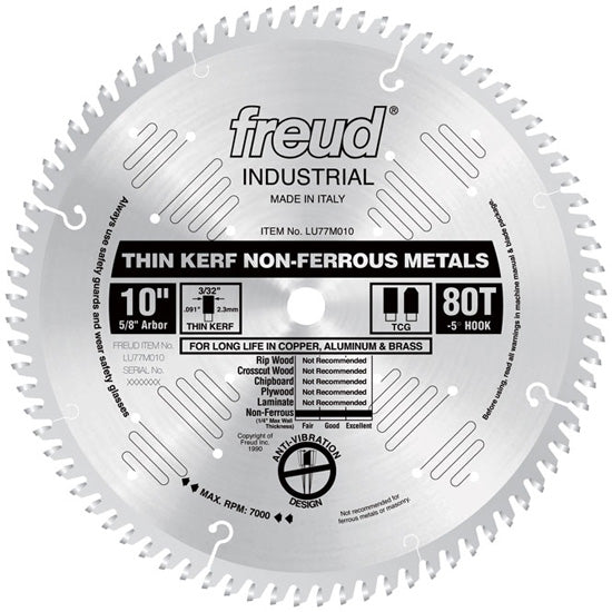 Freud Thin Kerf Non-Ferrous Metal Blade