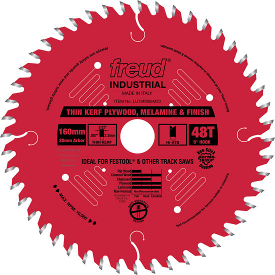 Freud Thin Kerf Ultimate Plywood & Melamine Blade