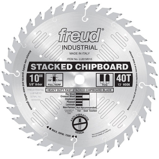 Freud Heavy Duty Stacked Chipboard Blade