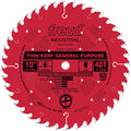 Freud Thin Kerf Blade 10" Diameter 13 Degree Hook Angle