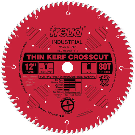 Freud Thin Kerf Fine Finish Crosscut Blade