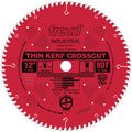 Freud Thin Kerf Fine Finish Crosscut Blade 12" Diameter Red