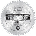 Freud Thin Kerf Sliding Compound Miter Blades 10" Diameter Silver