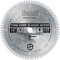 Freud Thin Kerf Sliding Compound Miter Blades 12" Diameter Silver