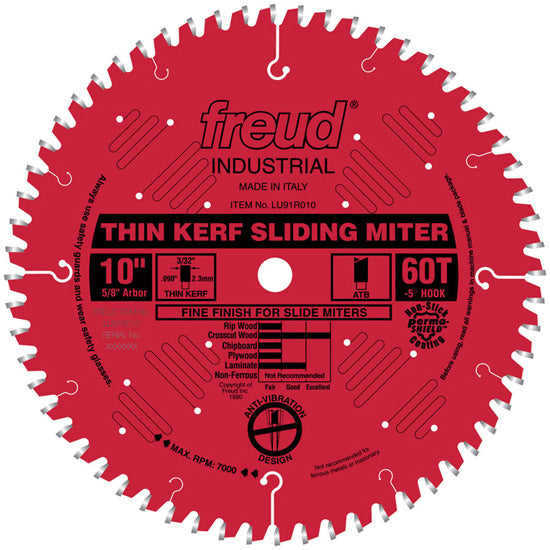Freud Thin Kerf Sliding Compound Miter Blades