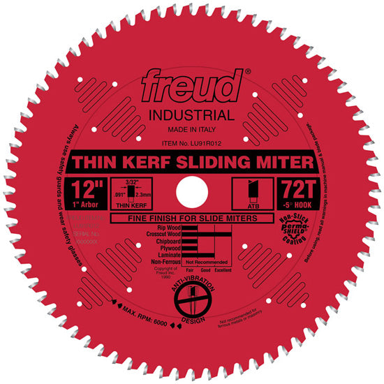 Freud Thin Kerf Sliding Compound Miter Blades