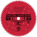 Freud Thin Kerf Sliding Compound Miter Blades 12" Diameter Red