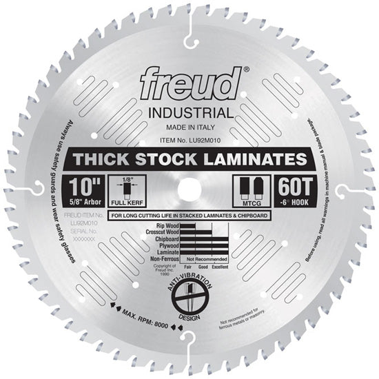 Freud Thick Stock Laminate Blade 10" Diameter