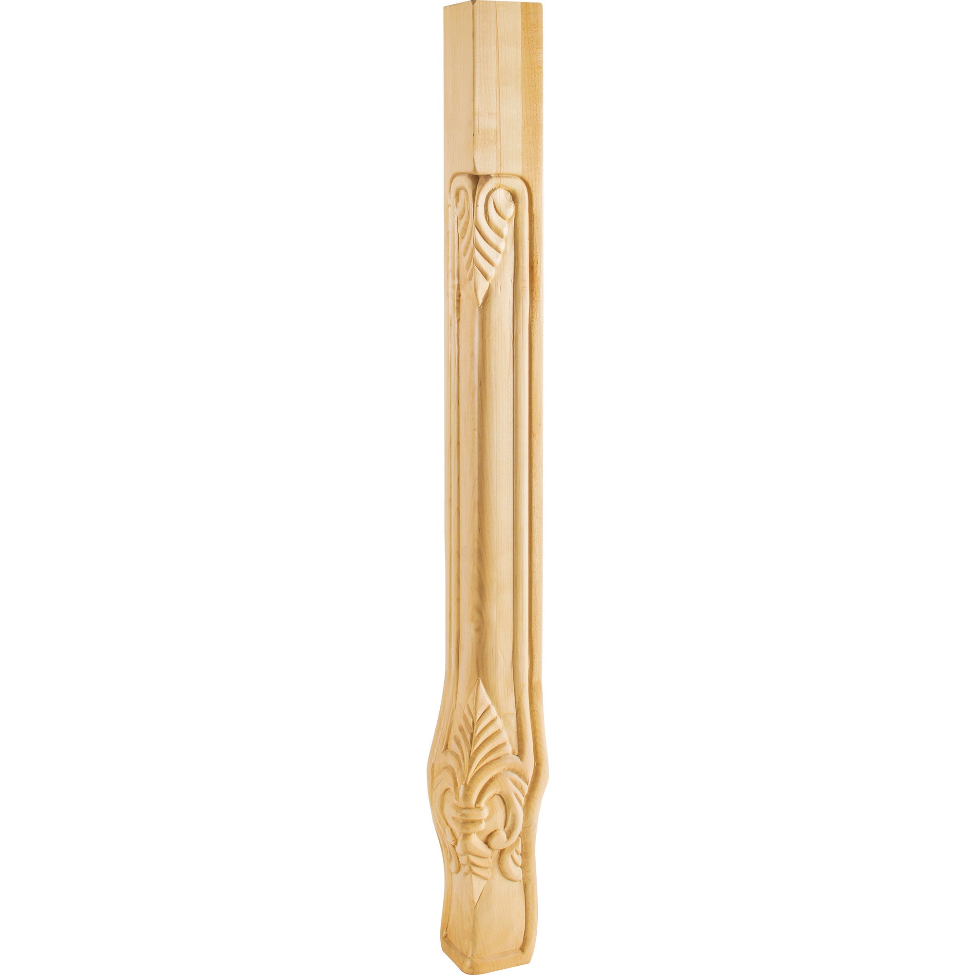 Hardware Resources Acanthus Corner Leg Cherry 35-1/4" Length
