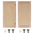 Invisidoor Flat Panel Doors, 32"