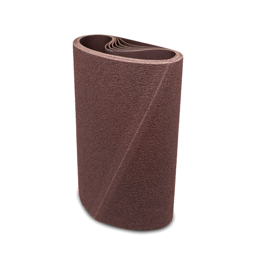 CGW Abrasives Belt 37" x 60" Cloth Aluminum Oxide X-Weight Open Coat, 80 Grit, Multiples of 3