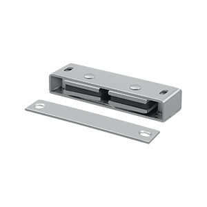 Deltana Magnetic Catch Brushed Chrome, 3-1/8 in. x 1 in. x 9/16 in.
