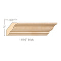 Moulding, 5/16"w x 7/16"d x 8' length Resin