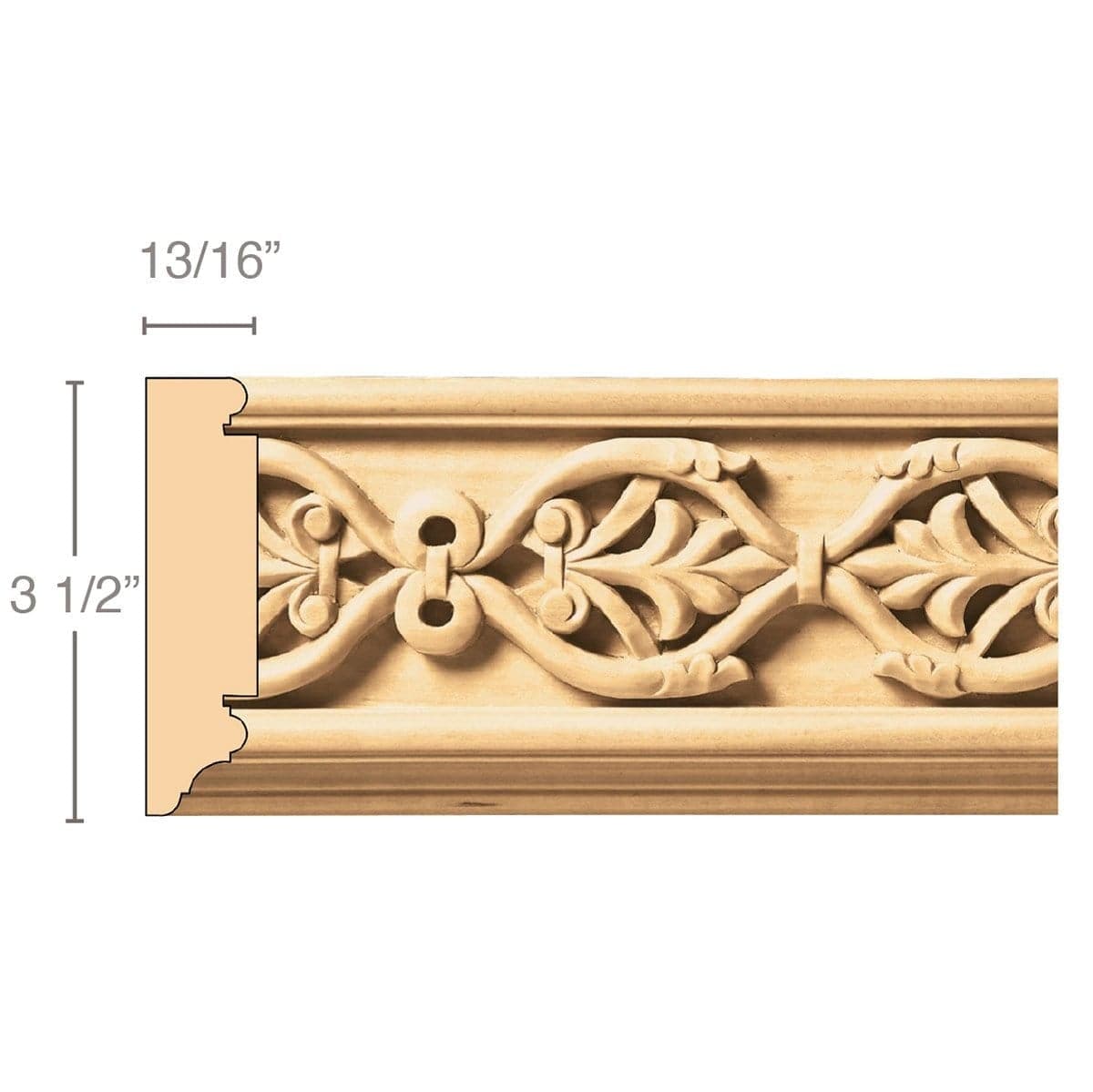 6 1/2" Sm Classic Corbel Lindenwood