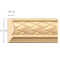 Split Traditional Foot, 3 3/4"w x 8"h x 1 7/8"d, 1 Pair Cherry