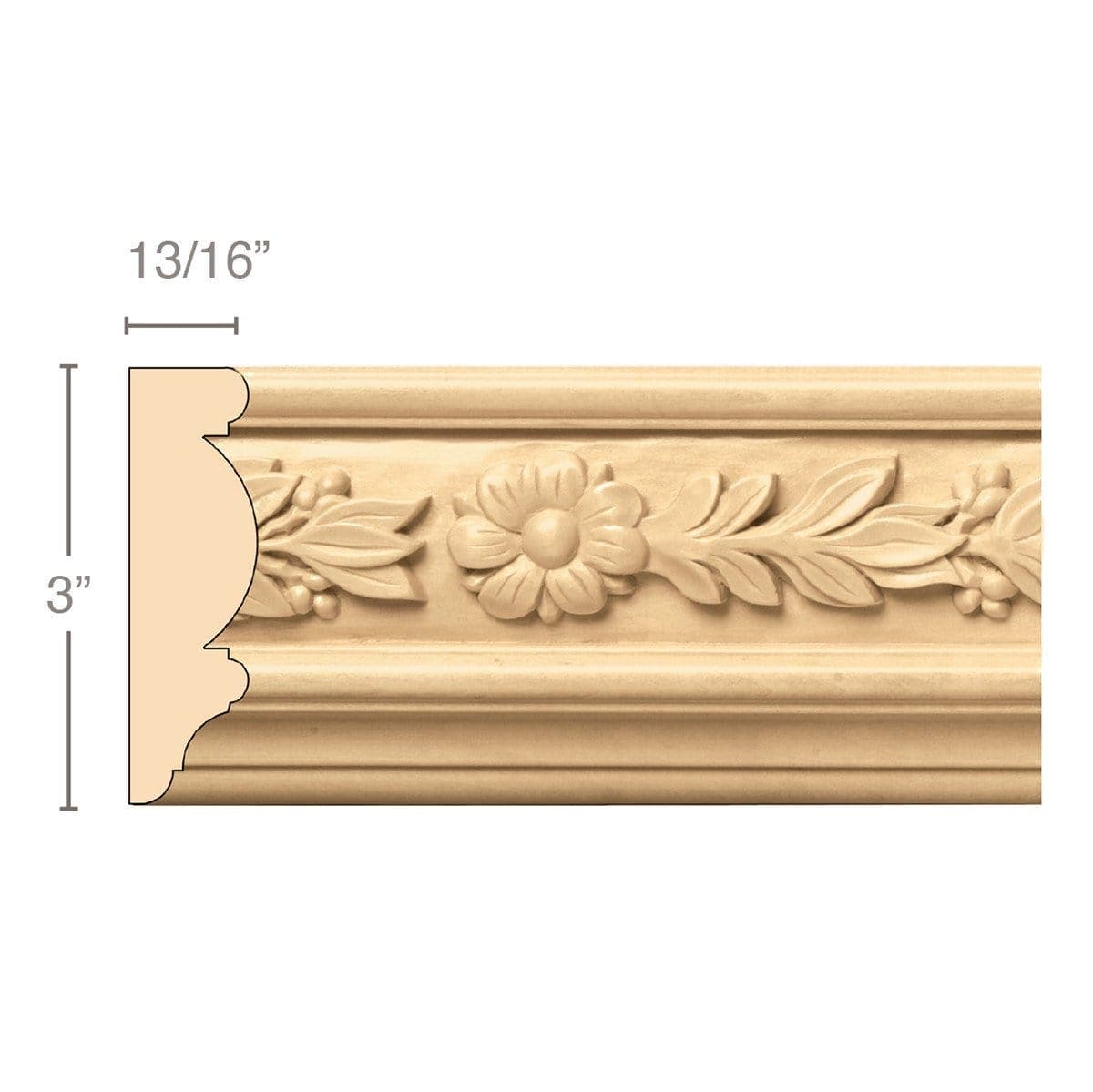 Medium Pinnacle Corbel, 5 1/2"w x 8"h x 5"d Maple
