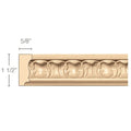 Grand Traditional Half Lineal, 3"w x 1 1/2"d x 8' length Resin