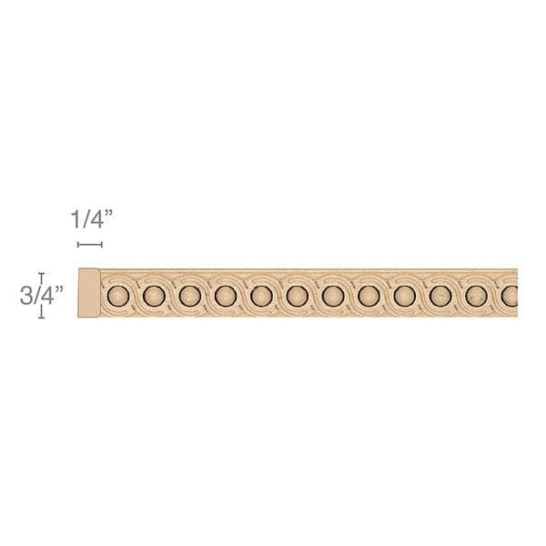 Large Traditional Cove Crown, 3 1/2w'' x 13/16d'' x 8' length, Resin is priced per foot Maple