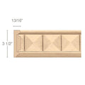 Large Sicilian Frieze (Repeats 15 1/2), 5 1/4''w x 13/16''d x 8' length Resin